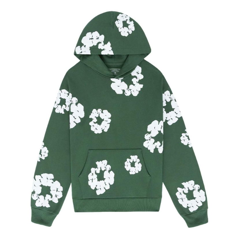 Суитчър Denim Tears Denim Tears Cotton Wreath Hoodie Зелено | 301-060-30