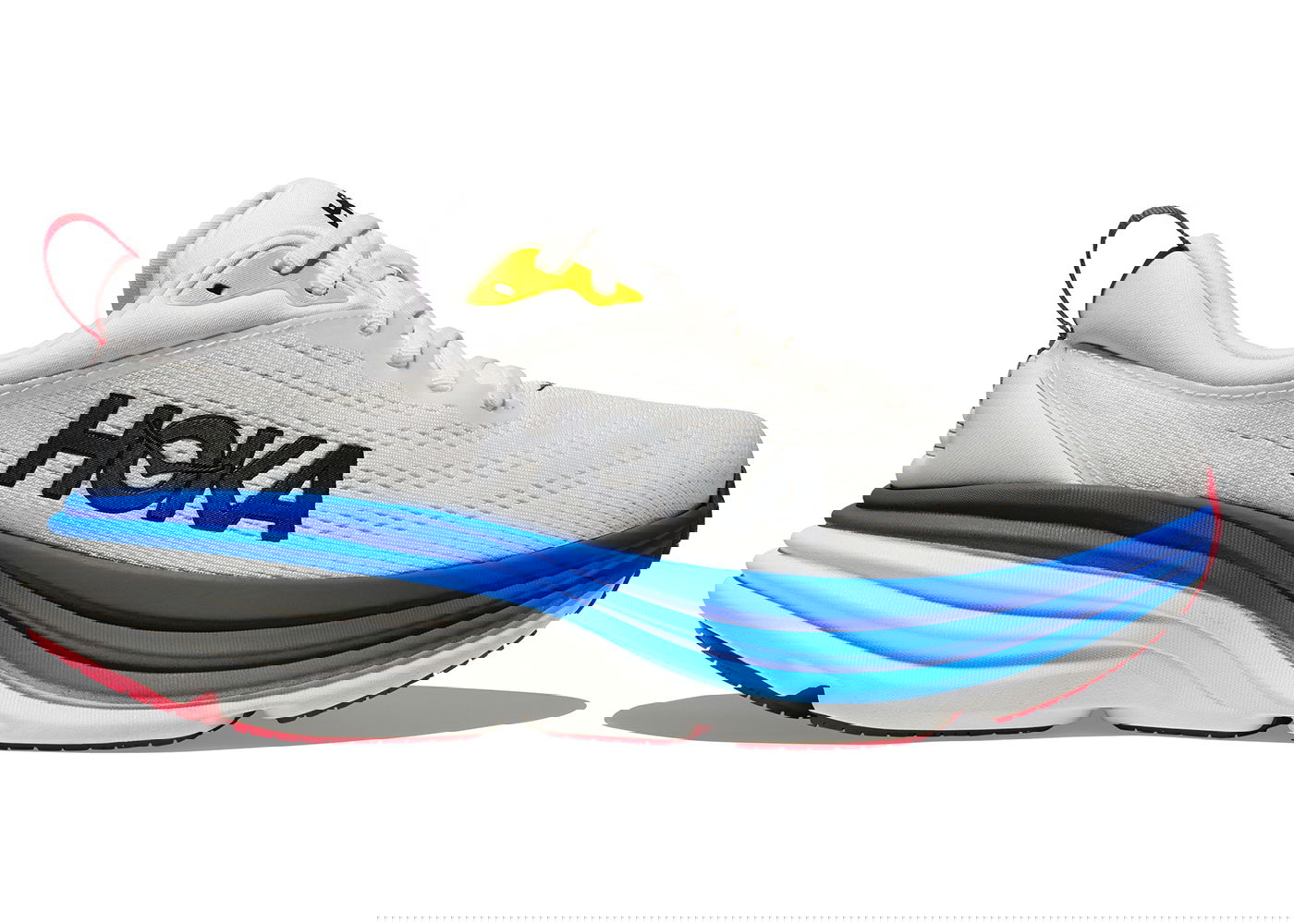 Кецове и обувки Hoka One One Bondi 8 Blanc De Blanc Virtual Blue Тъмно синьо | 1123202-BVR, 0