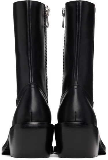 Кецове и обувки Dries Van Noten Dries Van Noten Zip Boots Черно | 252-021706-102, 1