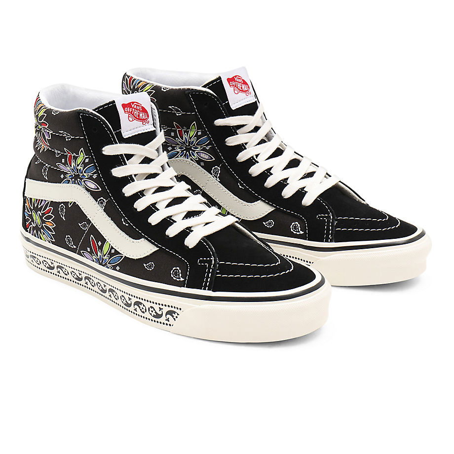 Кецове и обувки Vans Anaheim Factory Sk8-Hi 38 DX Paisley Черно | VN0A38GF9GG, 0