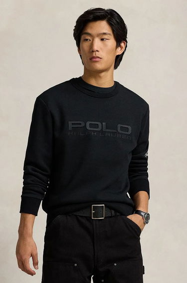 Пуловер Polo by Ralph Lauren Black Sweatshirt With Embroidered Logo Черно | 710959026, 0