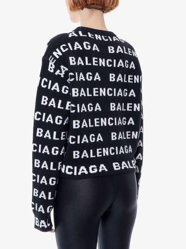 Пуловер Balenciaga Sweater Черно | 761591T16731070, 3