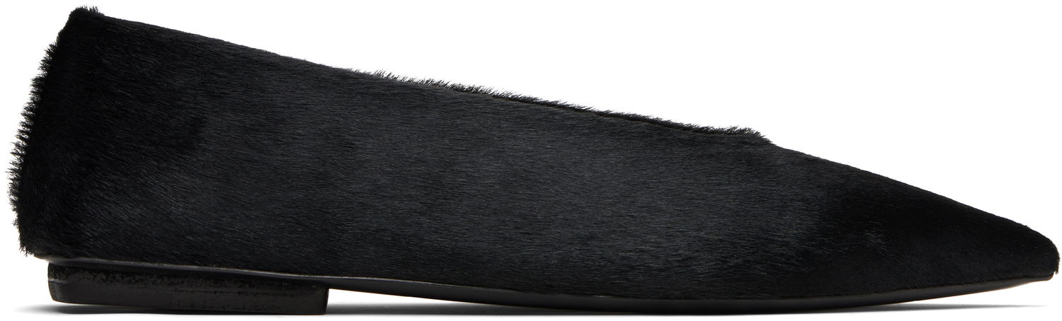 Кецове и обувки Marsèll Marsell Ago Short Hair Ballerina Flats Черно | MW8160 P028, 0