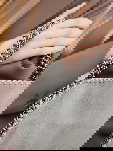 Дамска чанта Stella McCartney Falabella Chain Mini Tote Bag Stella McCartney Сиво | 371223W91321220, 1