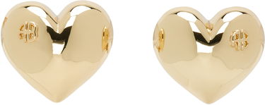 Обеци Anine Bing ANINE BING Heart Earrings Металик | A-15-10448-GLD1, 0