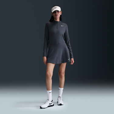 Тениска Nike Victory Dri-FIT UV Protection 1/4 Zip Golf Top Сиво | HF6586-437, 2