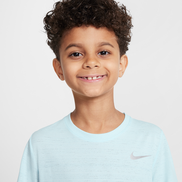 Тениска Nike Dri-FIT Miler Older Kids' Short-Sleeve Running Top Тюркоазено | DD3055-474, 3