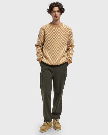 Пуловер Patagonia Recycled Wool-Blend Checkered Sweater Бежово | 50655-FTGO, 2