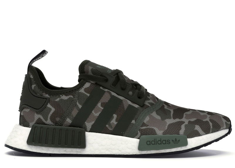 Кецове и обувки adidas Originals NMD R1 Duck Camo Зелено | D96617, 0