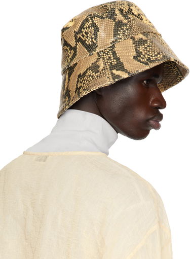 Шапка Dries Van Noten Dries Van Noten Leather Bucket Hat Жълто | 251-029501-1545, 2