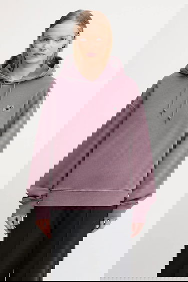 Суитчър Carhartt WIP Plain Cotton Hooded Nelson Sweatshirt Лилаво | I032741.33IGD, 0