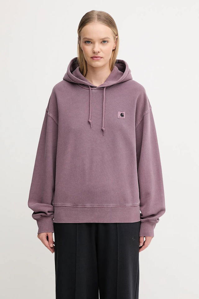 Plain Cotton Hooded Nelson Sweatshirt