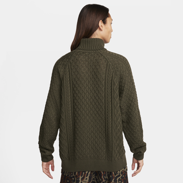 Суитчър Nike Life Cable Knit Turtleneck Jumper Зелено | FB7770-325, 2