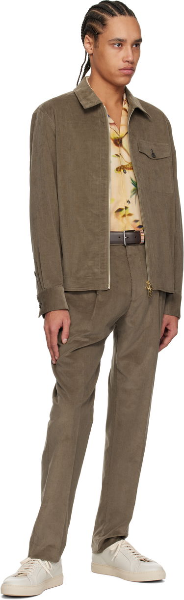 Яке Paul Smith Paul Smith Zip Corduroy Jacket Зелено | M1R-163Z-P02566-71, 3