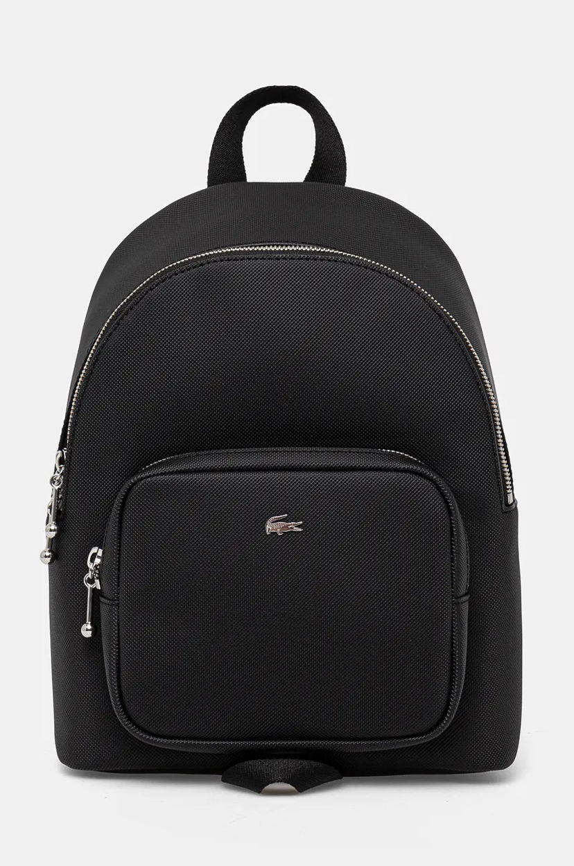 Раница Lacoste Lacoste Small Smooth Backpack Черно | NF4759DZ