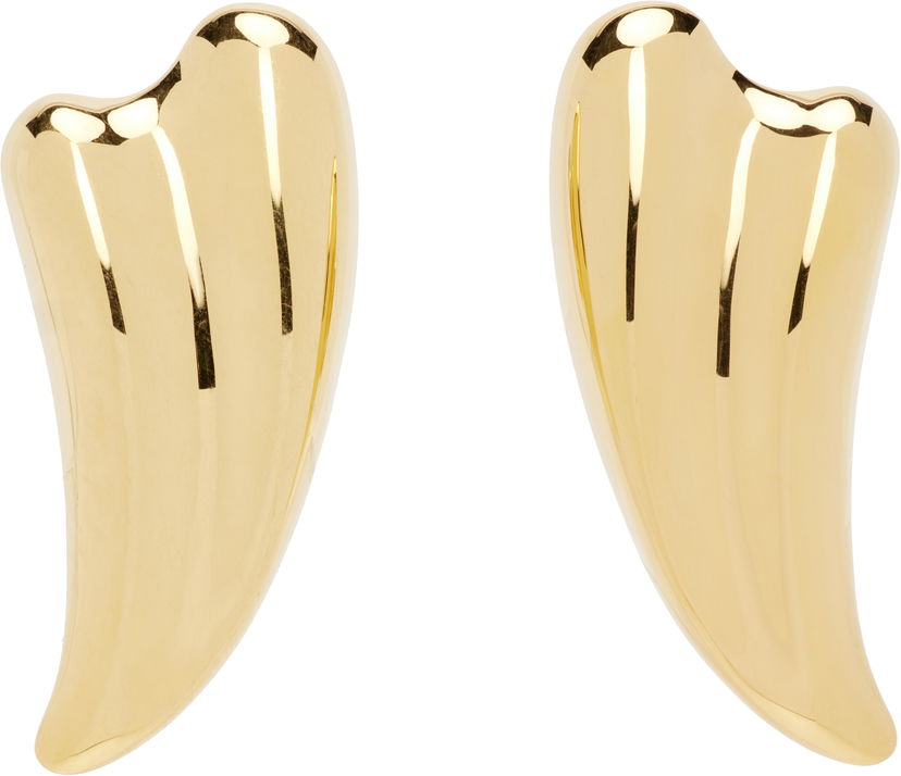 Обеци Tom Ford TOM FORD Liza Gold Clip-on Earrings Жълто | JW148-AMT001X