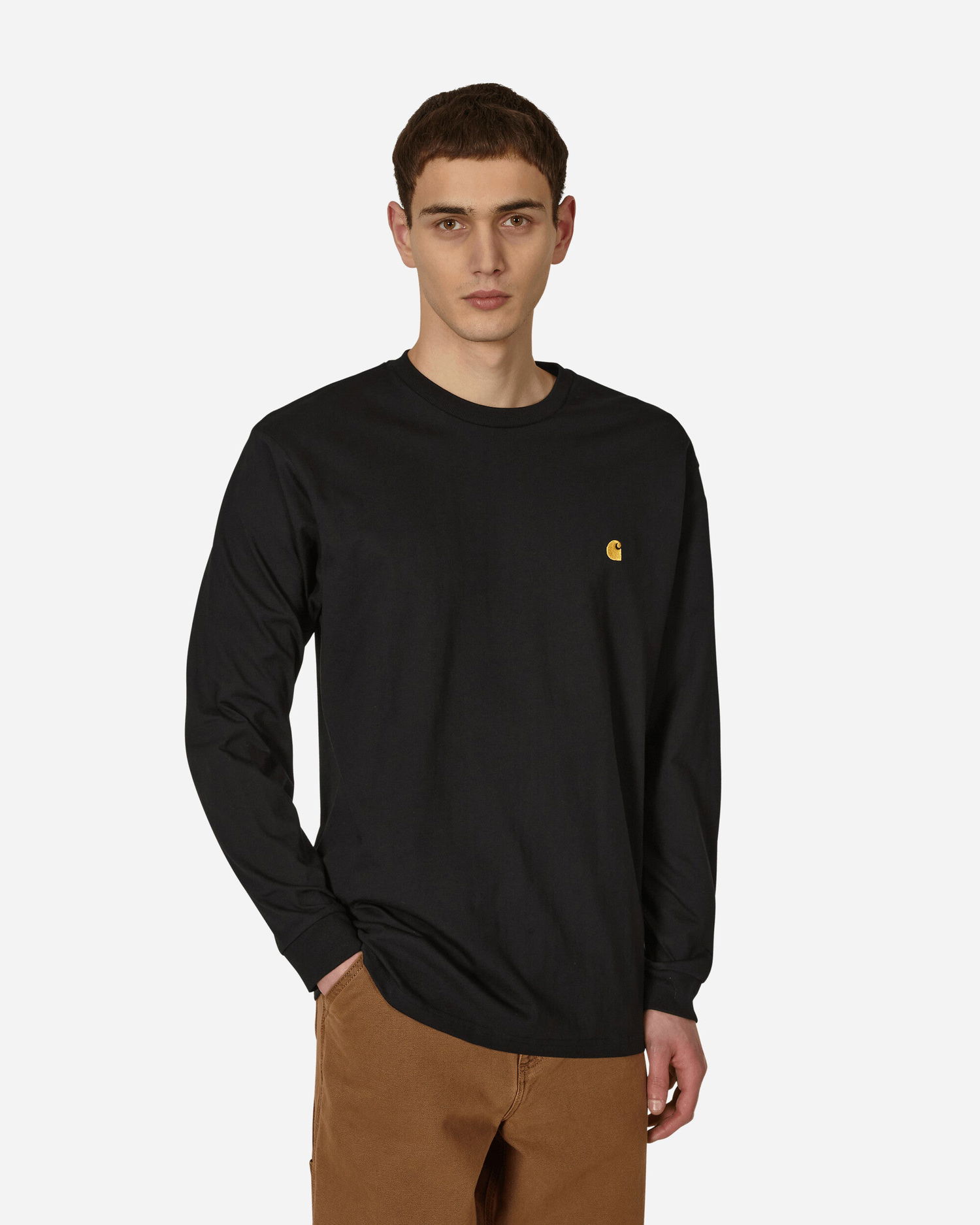 Тениска Carhartt WIP Chase Longsleeve Черно | I026392 00F.XX, 0