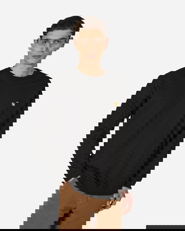 Тениска Carhartt WIP Chase Longsleeve Черно | I026392 00F.XX, 0