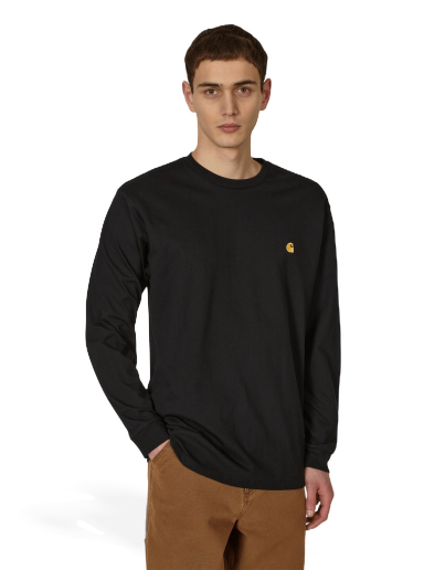 Тениска Carhartt WIP Chase Longsleeve Черно | I026392 00F.XX