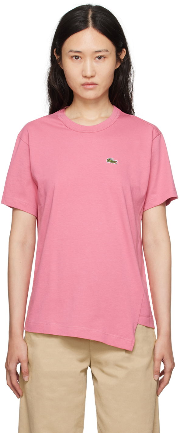 Тениска Comme des Garçons Lacoste x SHIRT T-Shirt Розово | FL-T002-051, 0