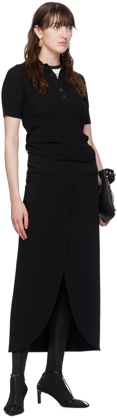 Поло тениска Courrèges Polo Shirt Черно | 224MPO029FI0001, 3