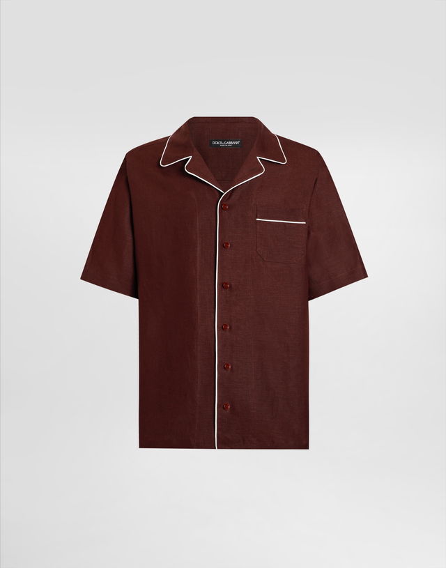 Dolce & Gabbana Linen Hawaiian Shirt