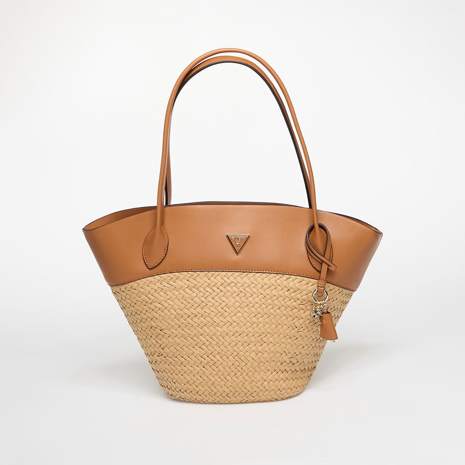 Голяма пазарска чанта GUESS GUESS Venere Large Tote Кафяво | HWWG9634230-NRC, 0