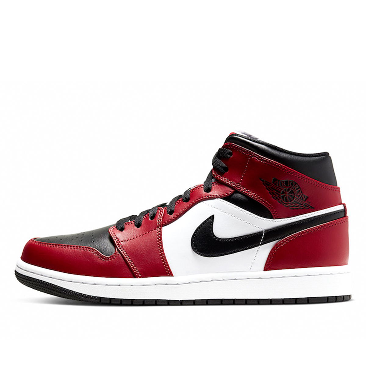 Кецове и обувки Jordan Air Jordan 1 Mid "Chicago Black Toe" Червено | 554724-069, 1