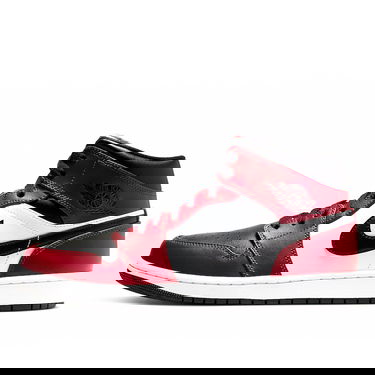 Кецове и обувки Jordan Air Jordan 1 Mid "Chicago Black Toe" Червено | 554724-069, 1