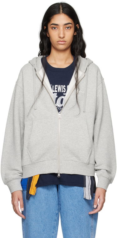 Суитчър Dime Gray Cursive Hoodie Сиво | DIMESU2427GRY, 0
