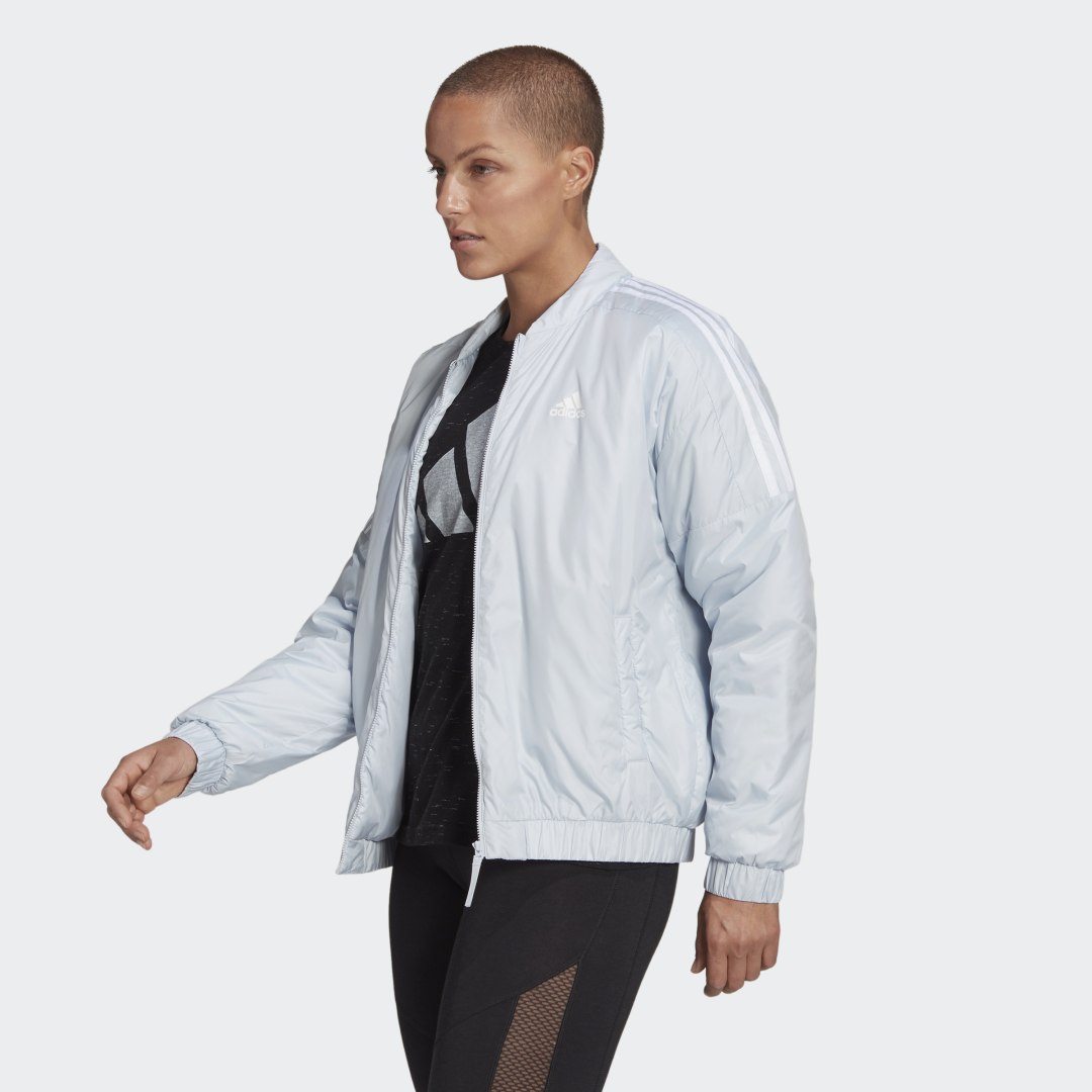 Яке бомбър adidas Originals Essentials Insulated Bomber Jacket Сиво | GT9149, 0