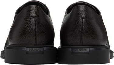 Кецове и обувки BOSS Hugo Grained Leather Derbys Кафяво | 50536212, 1
