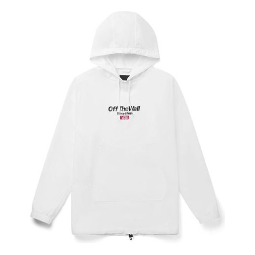 Суитчър Vans Logo Printing Hooded Jacket Бяло | VN0A489XWHT