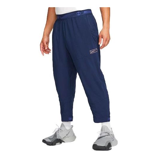 Спортни панталони Nike Sport Clash Loose Woven Straight Pants Синьо | CZ1495-410