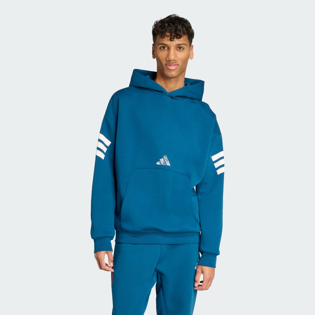Суитчър adidas Performance Marvel Spider-Man Hoodie Синьо | JL7975, 0