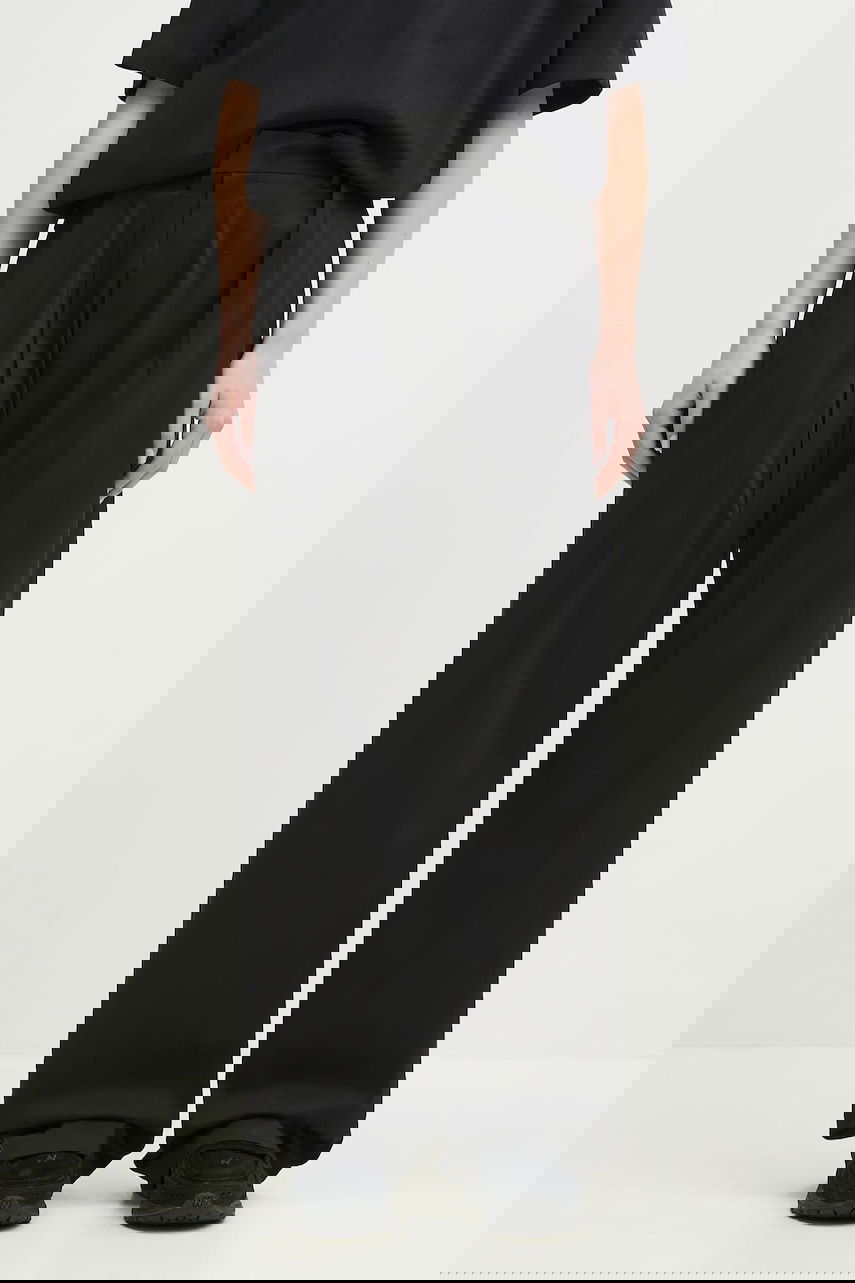 Панталони Maison Margiela MM6 Maison Margiela Chinos High Waist Черно | S52KA0530, 0