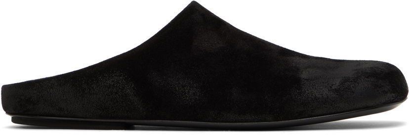 Облекло Marsèll Marsèll Strasacco Suede Mules Черно | MM4765 P024666