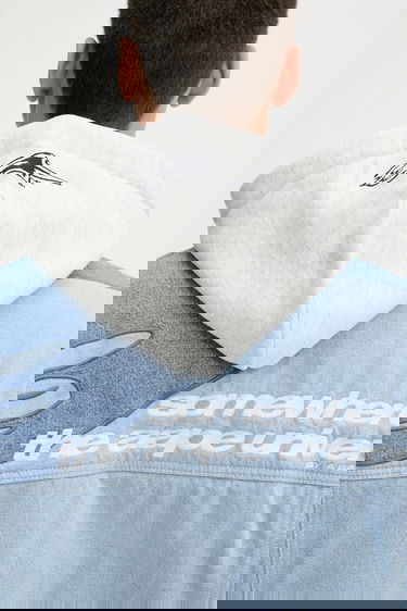 Яке AAPE by A Bathing Ape AAPE By A Bathing Ape Denim Jacket With Hood Синьо | AAPJKM7679XXN, 7
