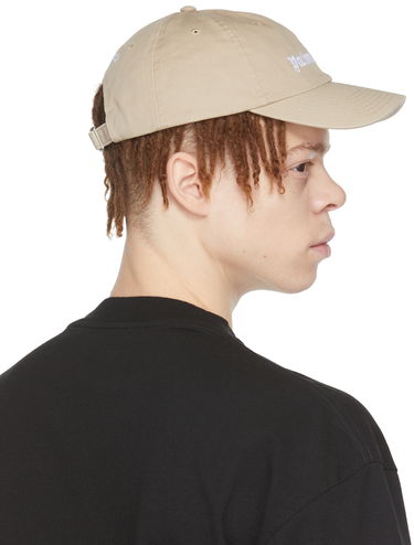Шапка с козирка Palm Angels Classic Logo Cap Бежово | PMLB003C99FAB0016101, 2