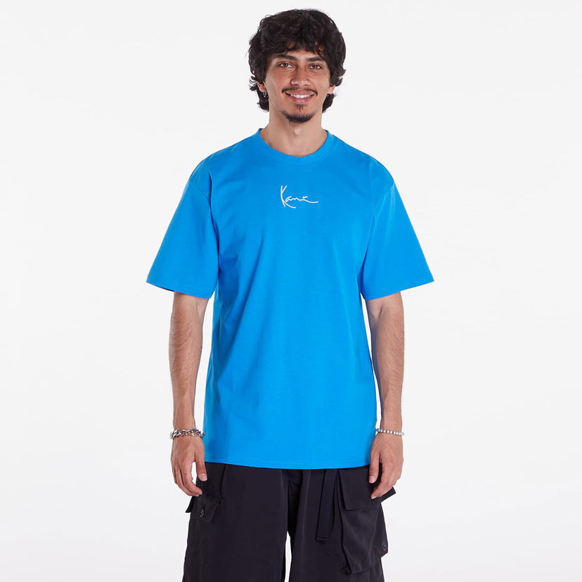 Тениска Karl Kani Small Signature Essential Tee Blue Синьо | KM-TE011-091-19