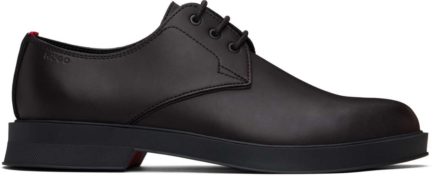 Кецове и обувки BOSS Hugo Leather Derbys Кафяво | 50536249, 0