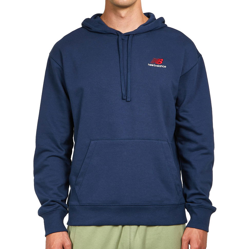 Суитчър New Balance Uni-ssentials French Terry Hoodie Тъмно синьо | UT21500_NGO, 0