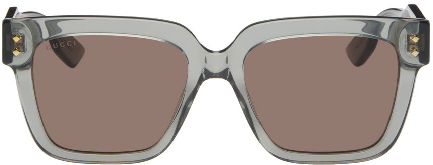 Слънчеви очила Gucci Square Сиво | GG1084S-004, 0