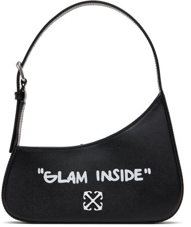 Дамска чанта Off-White Off-White Jitney Quote Shoulder Bag Черно | OWNN18AC99LEA0011001, 0