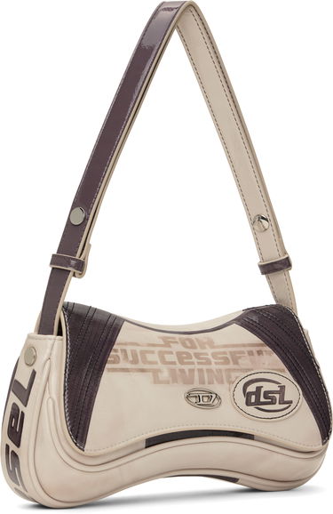 Чанта през рамо Diesel Diesel Play Glossy Clutch Bag Бежово | X10202 P8071, 1