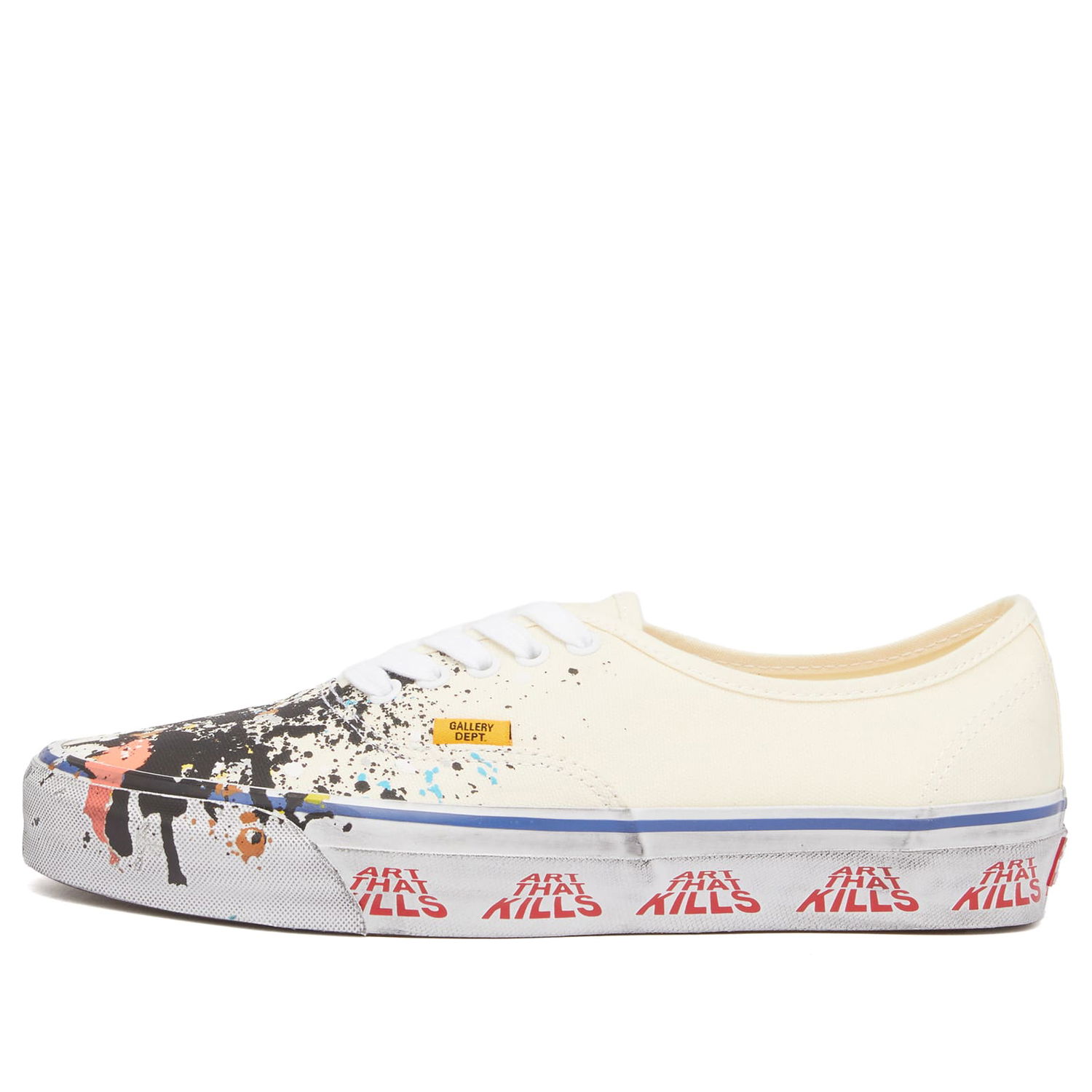 Кецове и обувки Vans x Gallery Dept. OTW Authentic Reissue 44 UK 11 Бяло | VN000SJKEM2, 0
