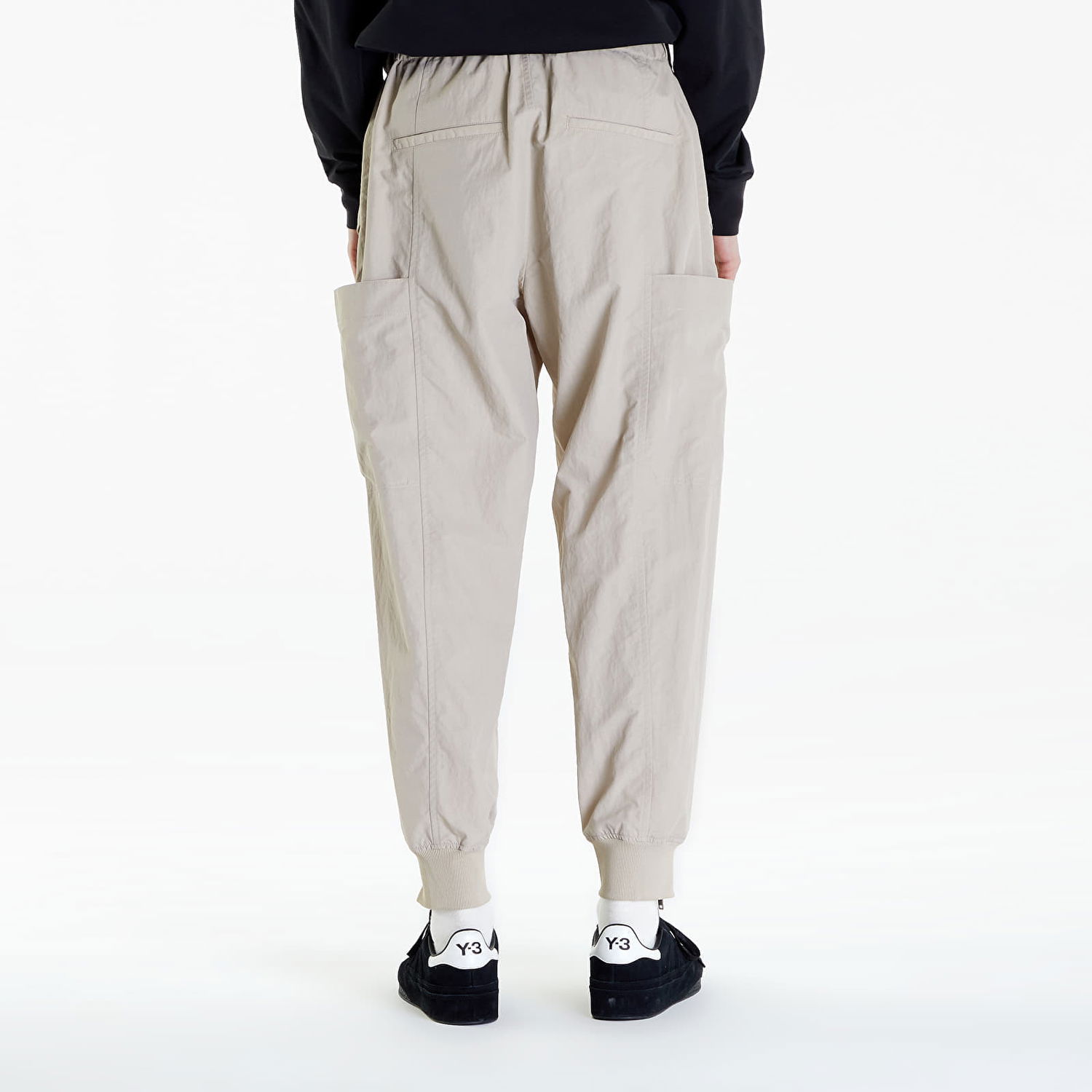 Панталони и дънки Y-3 Crinkle Nylon Cuffed Pants Сиво | IV8024, 1