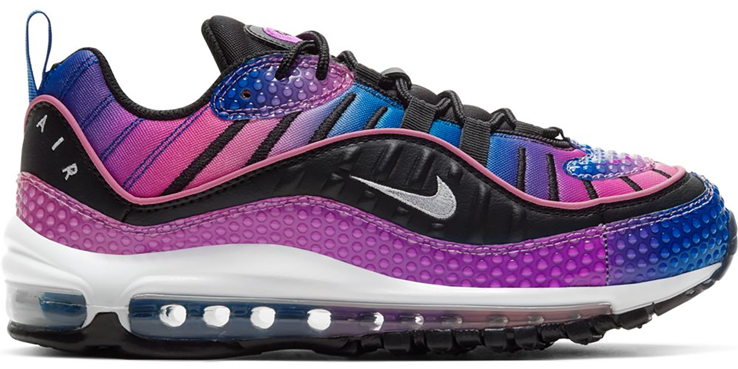 Кецове и обувки Nike Air Max 98 Bubble Pack Black W Лилаво | CI7379-400, 0