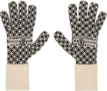 Ръкавици Maison Margiela MM6 Maison Margiela Knit Gloves with Cuffs Бежово | S52TS0045 M13141, 0