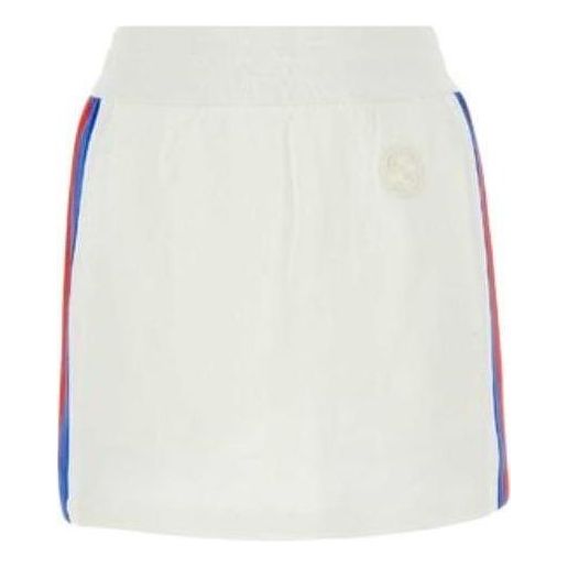Пола Gucci Cotton Jersey Mini Skirt With Web Бяло | 773725-XJF8W-9088